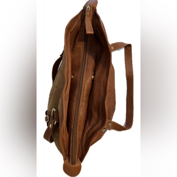 Marco Buggiani Croc Embossed Leather Bag - Picture 4 of 10